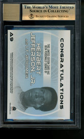 2004 Battlestar Galactica Autograph Herbert Jefferson Jr. Auto BGS 9.5/10